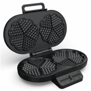 Princess Waffle Maker | 132384 | 1200 W | Number of pastry 10 | Heart shaped | Black - Image 3