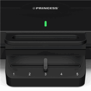 Princess Waffle Maker | 132384 | 1200 W | Number of pastry 10 | Heart shaped | Black - Image 5