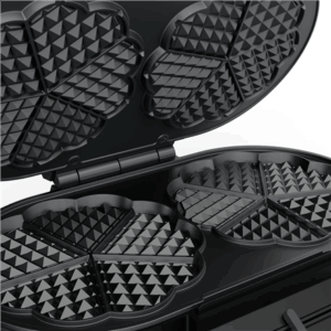 Princess Waffle Maker | 132384 | 1200 W | Number of pastry 10 | Heart shaped | Black - Image 6