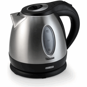 Tristar | Jug Kettle | WK-1323 | Standard | 1500 W | 1.2 L | Stainless steel | 360° rotational base | Silver - Image 3