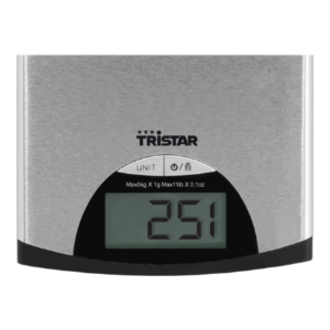 Tristar | Kitchen scale | KW-2435 | Maximum weight (capacity) 5 kg | Metallic - Image 5