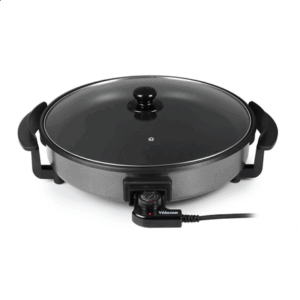 Tristar | Multifunctional grill pan | PZ-2964 | Diameter 40 cm | Grill | 1500 W | Lid included | Fixed handle | Black - Image 3