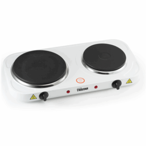 Tristar | Free standing table hob | KP-6245 | Number of burners/cooking zones 2 | Rotary | White | Electric - Image 3