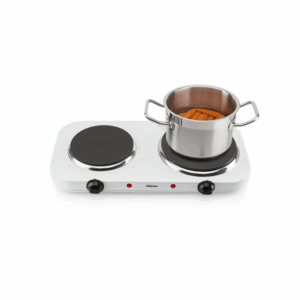 Tristar | Free standing table hob | KP-6245 | Number of burners/cooking zones 2 | Rotary | White | Electric - Image 5