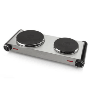 Tristar | Free standing table hob | KP-6248 | Number of burners/cooking zones 2 | Stainless Steel/Black | Electric - Image 3