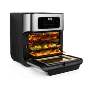 Princess | Aerofryer Oven | 182065 | Power 1500 W | Capacity 10 L | Black/Stainless Steel - Image 4