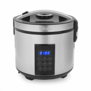 Tristar Digital Rice and Steam Cooker | RK-6138 | 900 W | 2.2 L | Number of programs 7 | Grey - Image 3