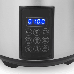 Tristar Digital Rice and Steam Cooker | RK-6138 | 900 W | 2.2 L | Number of programs 7 | Grey - Image 4