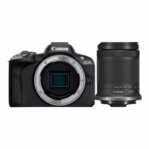 Canon | EOS R50 - digital camera RF-S 18-150mm F3.5-6.3 IS STM lens | Megapixel 24.2 MP | ISO sensitivity (max) ISO 51200 | Wi-Fi | Automatic, manual | CMOS | Black - Image 2