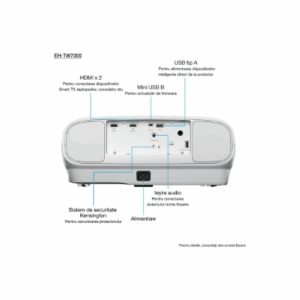 Epson | EH-TW7000 | 3000 ANSI lumens | 40.000:1 | White | Lamp warranty 12 month(s) - Image 34