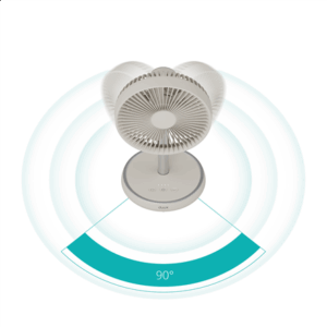 Duux Fan | Rize Flex | Stand Fan | Greige | Diameter 21 cm | Number of speeds 4 | Oscillation | 10 W - Image 11