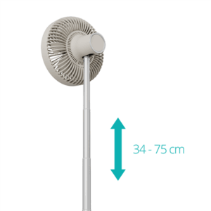 Duux Fan | Rize Flex | Stand Fan | Greige | Diameter 21 cm | Number of speeds 4 | Oscillation | 10 W - Image 8