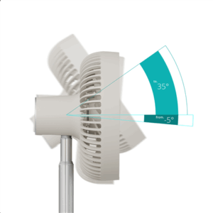 Duux Fan | Rize Flex | Stand Fan | Greige | Diameter 21 cm | Number of speeds 4 | Oscillation | 10 W - Image 10