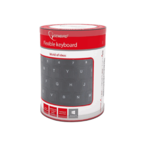 KEYBOARD FLEXIBLE USB ENG/BLACK KB-109F-B GEMBIRD - Image 10