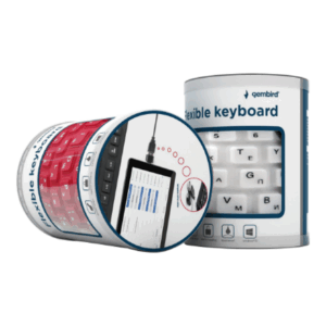 KEYBOARD FLEXIBLE USB ENG/BLACK KB-109F-B GEMBIRD - Image 14