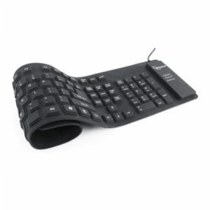 KEYBOARD FLEXIBLE USB ENG/BLACK KB-109F-B GEMBIRD - Image 4