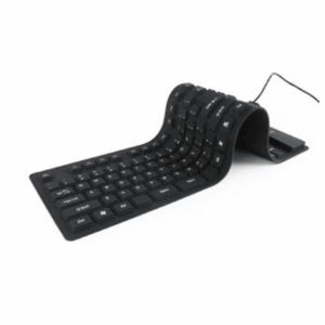 KEYBOARD FLEXIBLE USB ENG/BLACK KB-109F-B GEMBIRD - Image 5
