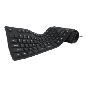 KEYBOARD FLEXIBLE USB ENG/BLACK KB-109F-B GEMBIRD - Image 8