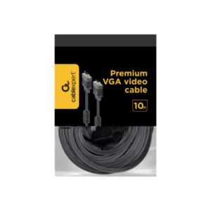 Gembird CC-PPVGA-10M-B Premium VGA HD15M/HD15M dual-shielded w/2*ferrite core 10M | Cablexpert - Image 5