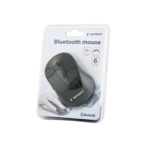 Gembird | MUSWB2 | 6 button | Optical Bluetooth mouse | Black, Grey - Image 7