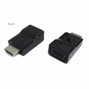 Gembird | HDMI to VGA adapter, single port | Black | HDMI | VGA - Image 2