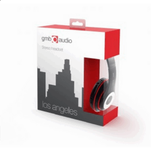 Gembird | Stereo headset, "Los Angeles" + microphone, passive noise canceling | Black - Image 3