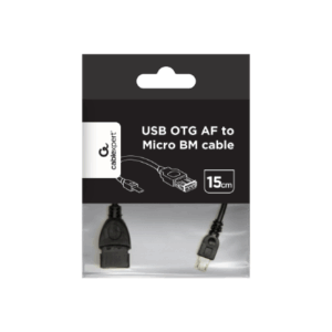 Cablexpert USB OTG AF to Micro BM cable, 0.15 m | Cablexpert - Image 4