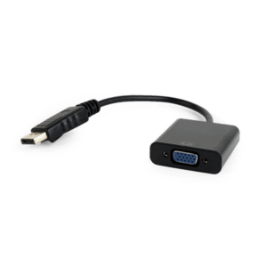 Gembird A-DPM-VGAF-02 vaizdo kabelio adapteris 0,15 m VGA (D-Sub) DisplayPort Juoda - Image 3