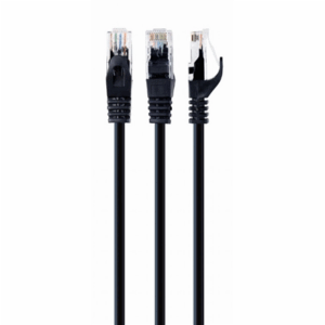 UTP Cat6 | Patch cord | PVC AWG 26 (7 x 0.15 mm wire) | Black | 5 m - Image 2