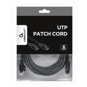 UTP Cat6 | Patch cord | PVC AWG 26 (7 x 0.15 mm wire) | Black | 5 m - Image 3