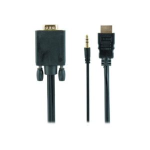 Gembird A-HDMI-VGA-03-6 vaizdo kabelio adapteris 1,8 m HDMI A tipo (standartinis) VGA (D-Sub) + 3.5mm Juoda - Image 12