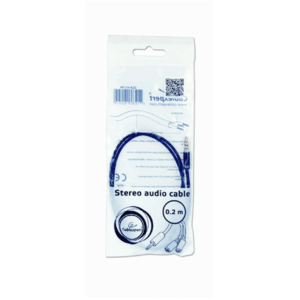 Gembird !Adapter audio microphon 3.5mm mini Jack/4PIN/0. garso kabelis 0,2 m 2 x 3.5mm Juoda - Image 5