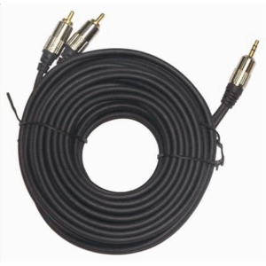 CABLE AUDIO 3.5MM TO 2RCA 1.5M/GOLD CCA-352-1.5M GEMBIRD - Image 3