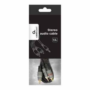 CABLE AUDIO 3.5MM TO 2RCA 1.5M/GOLD CCA-352-1.5M GEMBIRD - Image 4