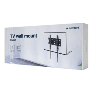 Gembird | Wall mount | WM-42F-01 | Fixed | 23-42 " | Black - Image 3