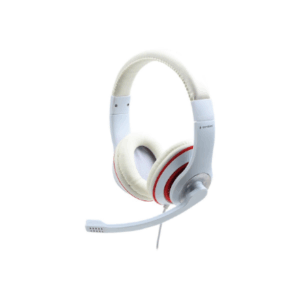 Gembird | Stereo Headset | MHS 03 WTRD | 3.5 mm | White with Red Ring | Headset - Image 4