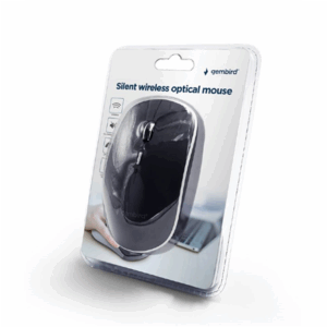 Gembird | Silent Wireless Optical Mouse | MUSW-4BS-01 | Optical mouse | USB | Black - Image 3