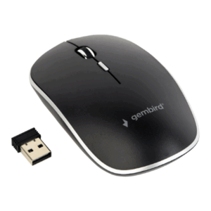 Gembird | Silent Wireless Optical Mouse | MUSW-4BS-01 | Optical mouse | USB | Black - Image 6