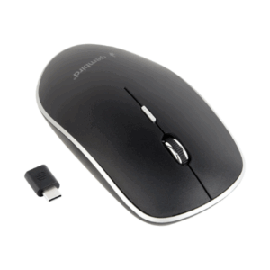 Gembird | Silent Optical Mouse | MUSW-4BSC-01 | Wireless | USB-C | Black - Image 2