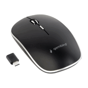 Gembird | Silent Optical Mouse | MUSW-4BSC-01 | Wireless | USB-C | Black - Image 3