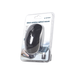 Gembird | Silent Optical Mouse | MUSW-4BSC-01 | Wireless | USB-C | Black - Image 4