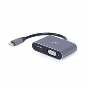 Cablexpert | USB Type-C to HDMI and VGA display adapter | A-USB3C-HDMIVGA-01 | USB Type-C - Image 2