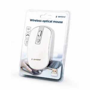 Gembird | Wireless Optical mouse | MUSW-4B-05 | Optical mouse | USB | White - Image 3