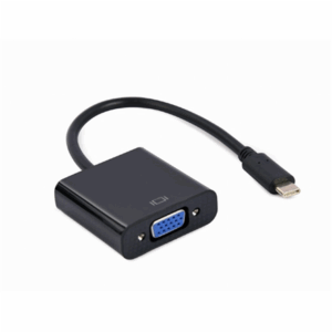 Cablexpert | USB Type-C to VGA adapter cable | A-CM-VGAF-01 | Black | USB Type-C | VGA | 0.15 m - Image 2