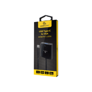 Cablexpert | USB Type-C to VGA adapter cable | A-CM-VGAF-01 | Black | USB Type-C | VGA | 0.15 m - Image 5