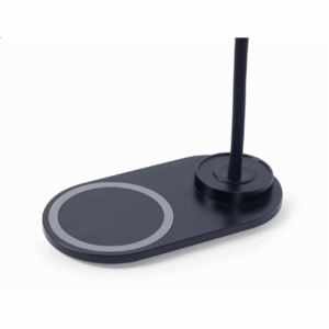 Gembird TA-WPC10-LED-01 Desk lamp with wireless charger, Black | Cold white, warm white, natural 2893-7072 K | Phone or tablet with built-in Qi wireless charging - Image 4