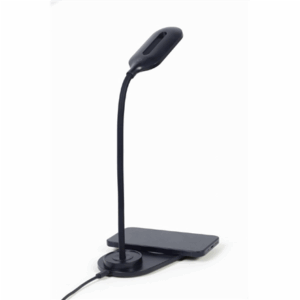 Gembird TA-WPC10-LED-01 Desk lamp with wireless charger, Black | Cold white, warm white, natural 2893-7072 K | Phone or tablet with built-in Qi wireless charging - Image 6
