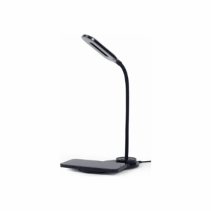 Gembird TA-WPC10-LED-01 Desk lamp with wireless charger, Black | Cold white, warm white, natural 2893-7072 K | Phone or tablet with built-in Qi wireless charging - Image 7