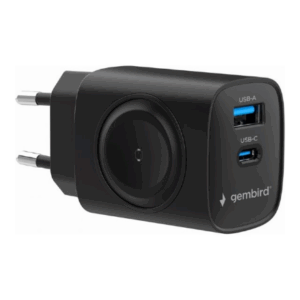 Gembird 2-in-1 20 W Apple Watch and Phone Fast Charger | TA-UC-PDQCW20-01-BK - Image 2