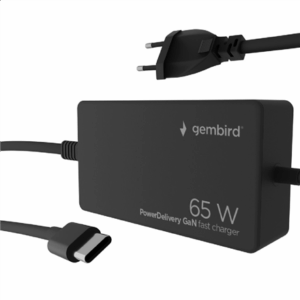 Cablexpert 65 W PowerDelivery GaN USB Type-C Fast Charger | NPA-AC-PDQC65-01 - Image 3